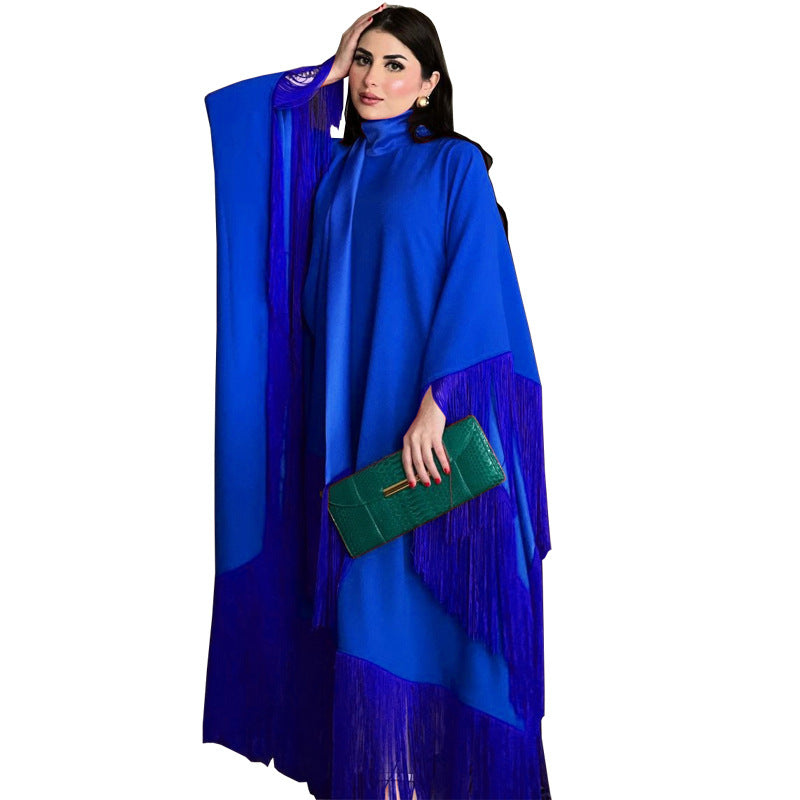 Moroccan Kaftan Batwing Sleeve Tassels
