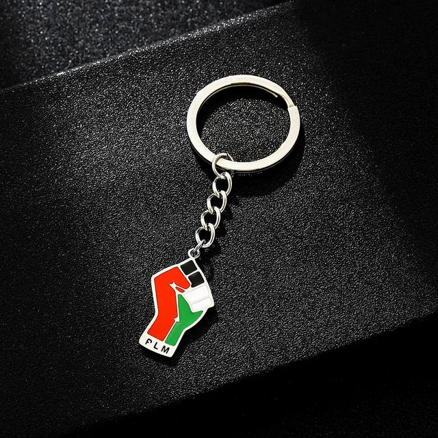 Keychain Palestine Map Pendant