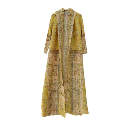 Coat Cloak Printed Women's Arabic Printed Robe